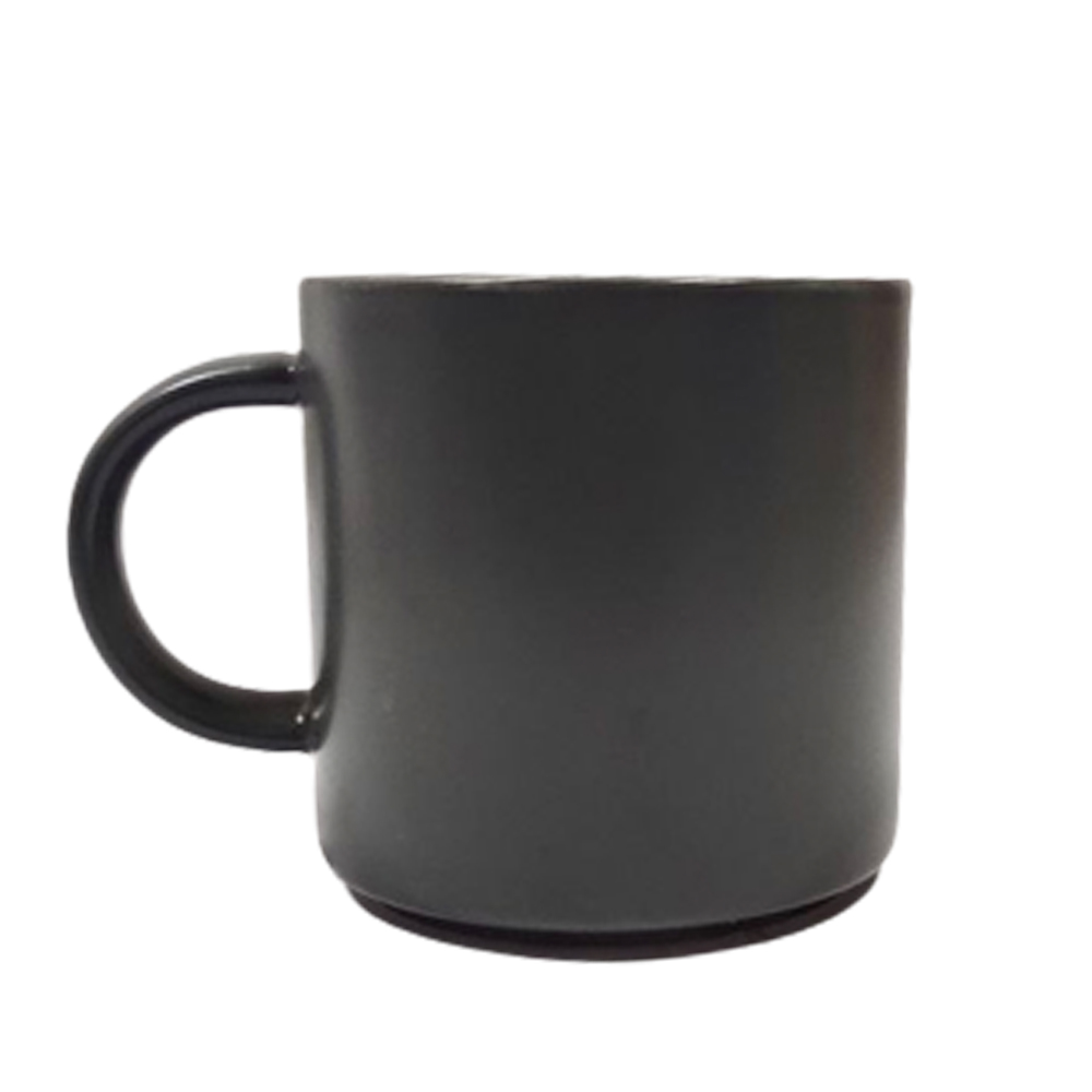 MUG PORCELAIN 12OZ (GREY) G730